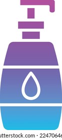 Soap Bottle vector icon. Can be used for printing, mobile and web applications.