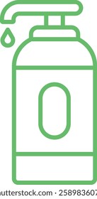 Soap Bottle vector icon. Can be used for printing, mobile and web applications.