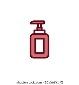 Soap botttle icon vector design template