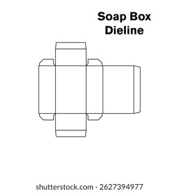 Soap Box Dieline, Soap Packaging Template, Soap Box Layout