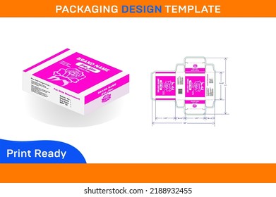 Soap Box packaging Design Template