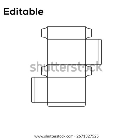 SOAP BOX PACKAGING, Packaging Dieline Template, Premium Box Template, Diecut Packaging, Blank Box