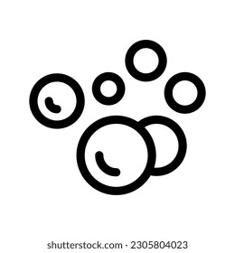 Soap Bubble Icon Vector Symbol Design Illustration