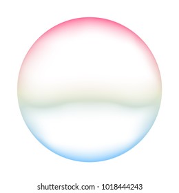 soap bubble illustration (pink/blue)