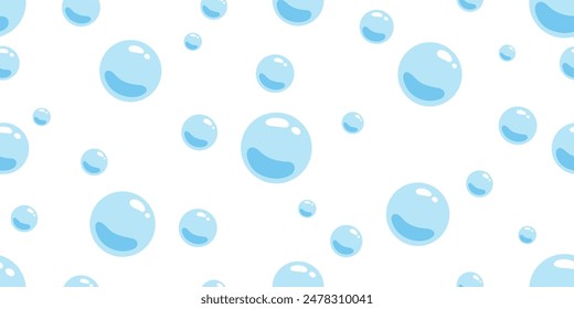 soap bubble seamless pattern vector soda pop water bath marble cartoon gift wrapping paper illustration shower repeat wallpaper tile background scarf isolated