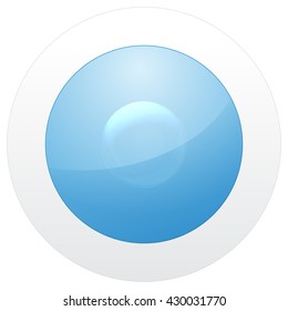 Soap bubble stock vector icon