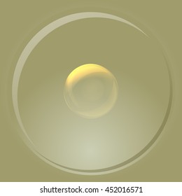 Soap bubble stock vector icon illustration design