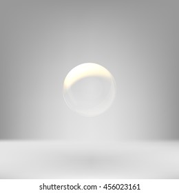 Soap bubble stock vector icon illustration design