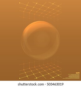 Soap bubble stock vector icon illustration design