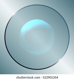 Soap bubble stock vector icon illustration design