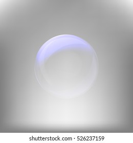 Soap bubble stock vector icon illustration design