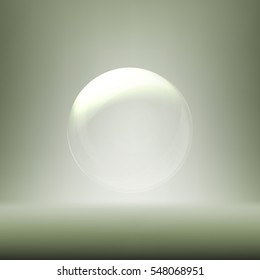 Soap bubble stock vector icon illustration design