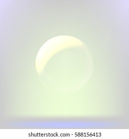 Soap bubble stock vector icon illustration design
