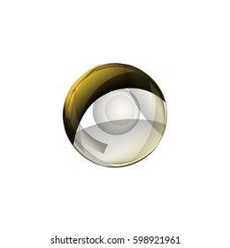 Soap bubble stock vector icon illustration design