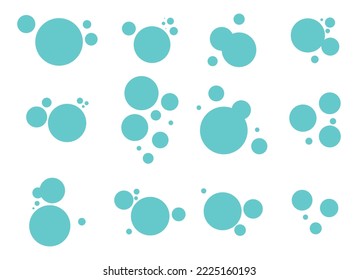 soap bubble vector design illustration isolated on white background
