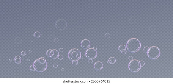 Soap bubble.Flying bubble.Vector.Background.
Soap bubbles background