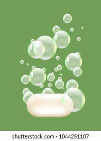 Soap bubbles banner