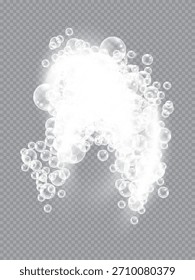 Soap bubbles, displaying unique designs, gracefully float on a plain gray surface