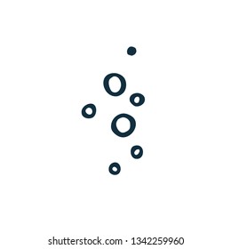 soap bubbles doodle icon