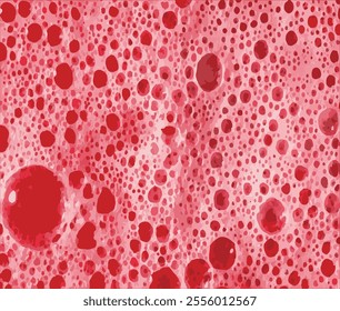Soap bubbles- foam color background. Suds top view- liquid shampoo. Soapsuds- multicolor stains drip