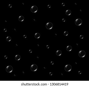 	
Soap bubbles on transparent background 