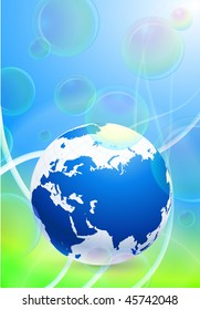 Soap Bubbles Original vector illustration EPS10