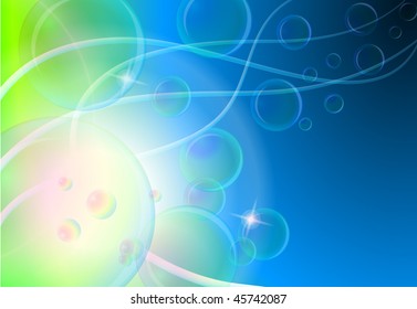 Soap Bubbles Original vector illustration EPS10