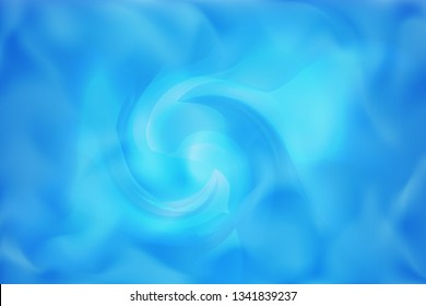 Soap bubbles pattern on light blue soapy water background. Smooth and mild texture with blue space fog and circle planets