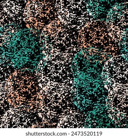 Soap bubbles seamless background - texture pattern for continuous replicate. bubble hand drawn watercolor seamless pattern