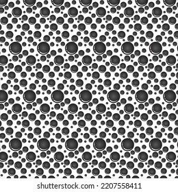 Las burbujas de jabón son un patrón sin fisuras. Fondo del vector