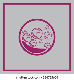 Soap bubbles. Vector eps10.