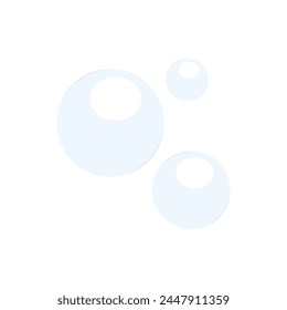 Soap bubbles vector symbol sign emoji