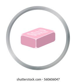 Soap cartoon icon. Illustration for web and mobile design.
