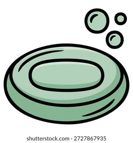 Limpieza de jabón doodle dibujo de Vector aislado fondo blanco