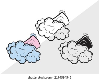 Soap Clipart SVG Printable Vector Illustration
