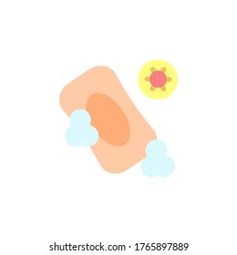 Soap, coronavirus icon. Simple color vector elements of viral pandemic icons for ui and ux, website or mobile application