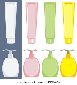 soap and cream cosmetic  bathroom