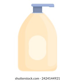 Soap cream dispenser icon cartoon vector. Chemical infection. Kid rash tissue