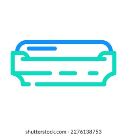 soap dish bathroom interior color icon vector. soap dish bathroom interior sign. isolated symbol illustration