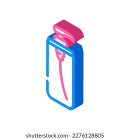 soap dispenser bathroom interior isometric icon vector. soap dispenser bathroom interior sign. isolated symbol illustration