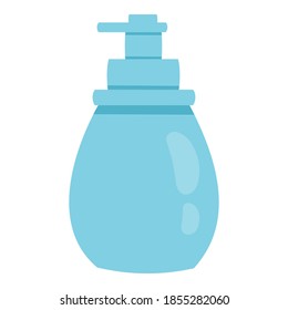 Soap dispenser bottle icon. Cartoon and flat of soap dispenser bottle vector icon for web design isolated on white background