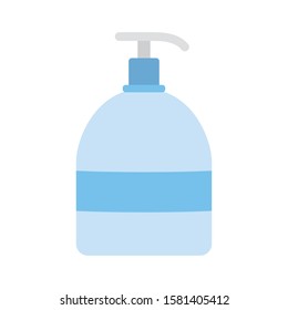botellas de dispensador de jabón botellas aisladas icono ilustración vectorial diseño