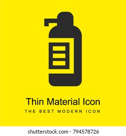 Soap dispenser bright yellow material minimal icon or logo design