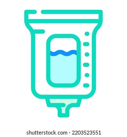 vector de icono de color del dispensador de jabón. signo del dispensador de jabón. ilustración de símbolo aislado