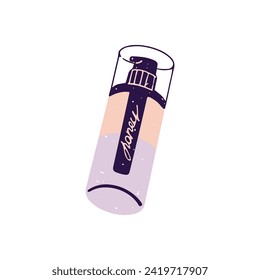 Soap dispenser for face wash. Bottle of cleansing foam. Skin care product. Bodycare cosmetics: shower gel, moisturizing cream. Beauty routine. Flat isolated vector illustration on white background