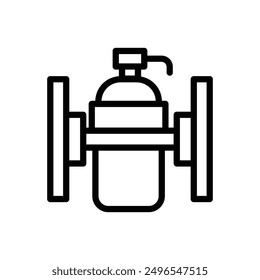 Soap dispenser icon or logo design isolated sign symbol vector illustration. A collection of high quality black line style vector icons