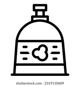Soap dispenser icon outline vector. Liquid bottle. Wash product