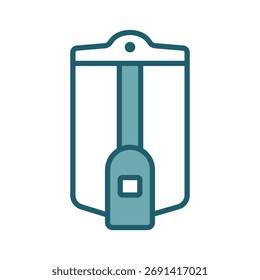 Seifenspender Symbol Vektor Design Vorlage einfach und sauber