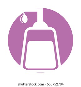 soap dispenser isolated icon