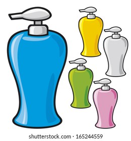 soap dispenser plastic pump (shower gel, shampoo)